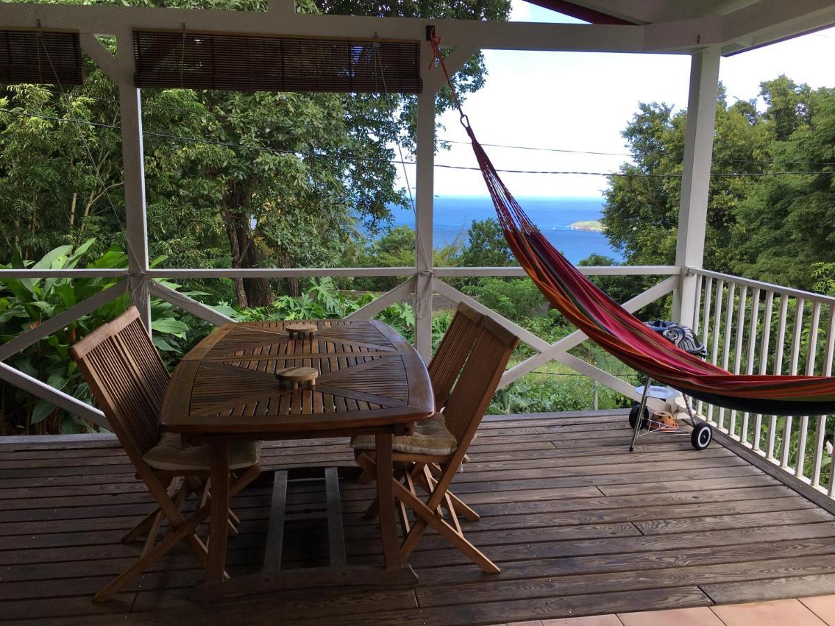 Grand Bungalow Avec Piscine Et Vue Mer Bouillante Exterior photo